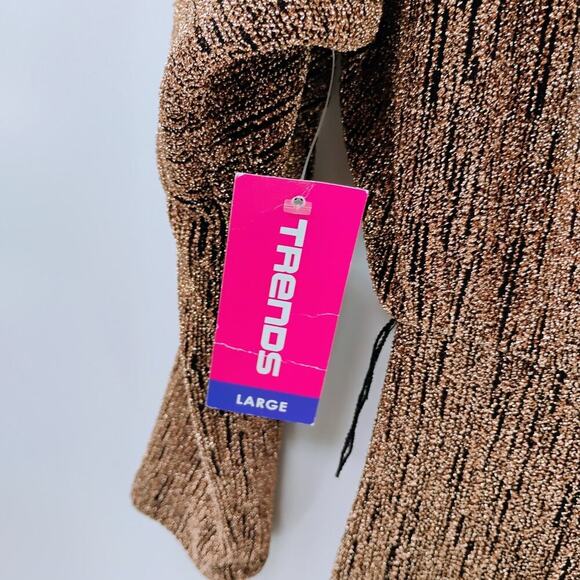 CAMEO USA Vintage Metallic Gold Size L Women's Jumpsuit Size Large - Picture 14 of 14